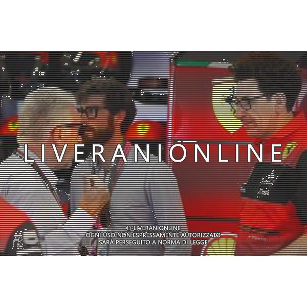 (L to R): Piero Ferrari (ITA) Ferrari Vice-President with Mattia Binotto (ITA) Ferrari Team Principal. 28.05.2022. Formula 1 World Championship, Rd 7, Monaco Grand Prix, Monte Carlo, Monaco, Qualifying Day. - www.xpbimages.com, EMail: requests@xpbimages.com © Copyright: Batchelor / XPB Images/AGENZIA ALDO LIVERANI SAS - ITALY ONLY EDITORIAL USE ONLY