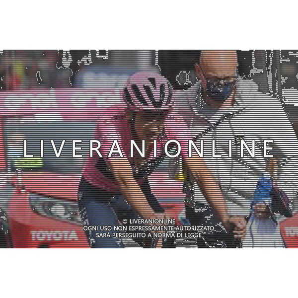 28-05-2022 Giro D\'italia; Tappa 20 Belluno - Passo Fedaia; 2022, Ineos - Grenadiers; Carapaz Antonio, Richard Antonio; Passo Fedaia; ©SIROTTI/AGENZIA ALDO LIVERANI SAS