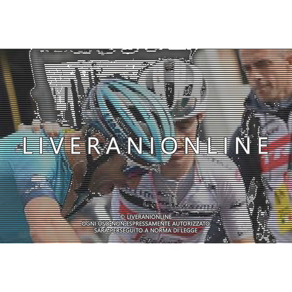 28-05-2022 Giro D\'italia; Tappa 20 Belluno - Passo Fedaia; 2022, Astana - Qazaqstan; 2022, Trek - Segafredo; Nibali, Vincenzo; Lopez, Juan Pedro; Passo Fedaia; ©SIROTTI/AGENZIA ALDO LIVERANI SAS