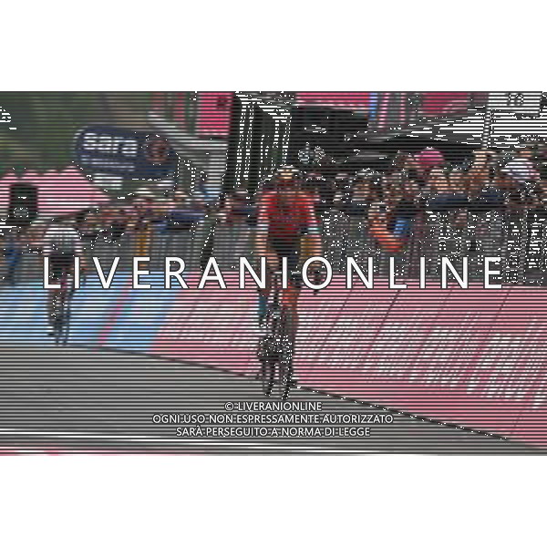 28-05-2022 Giro D\'italia; Tappa 20 Belluno - Passo Fedaia; 2022, Bahrain - Victorious; Novak, Domen; Passo Fedaia; ©SIROTTI/AGENZIA ALDO LIVERANI SAS
