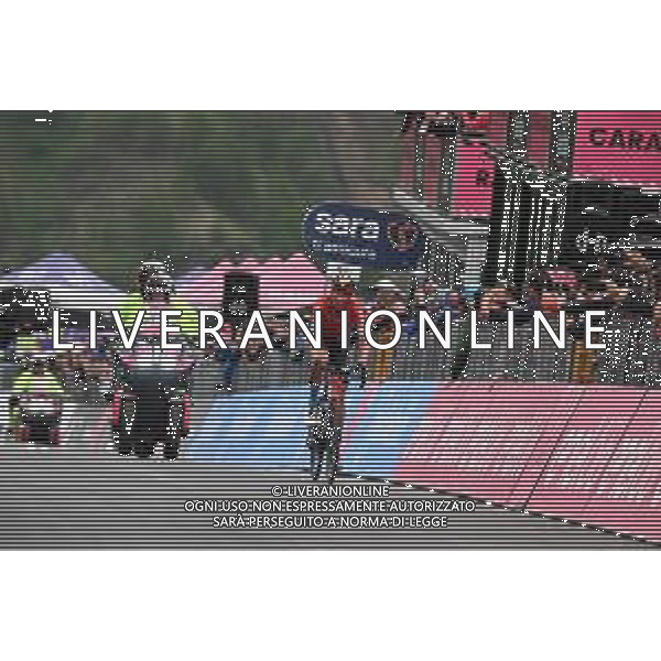 28-05-2022 Giro D\'italia; Tappa 20 Belluno - Passo Fedaia; 2022, Bahrain - Victorious; Novak, Domen; Passo Fedaia; ©SIROTTI/AGENZIA ALDO LIVERANI SAS