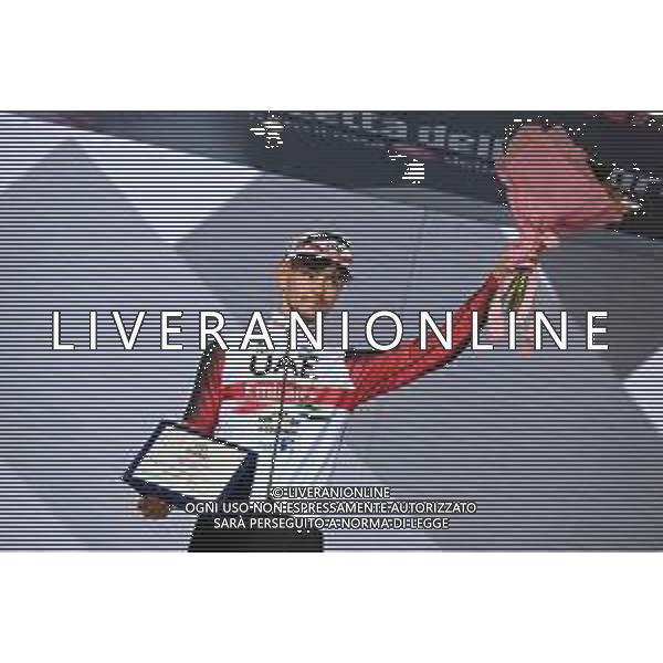 28-05-2022 Giro D\'italia; Tappa 20 Belluno - Passo Fedaia; 2022, Uae Emirates; Covi, Alessandro; Coppi, Fausto; Passo Fedaia; ©SIROTTI/AGENZIA ALDO LIVERANI SAS