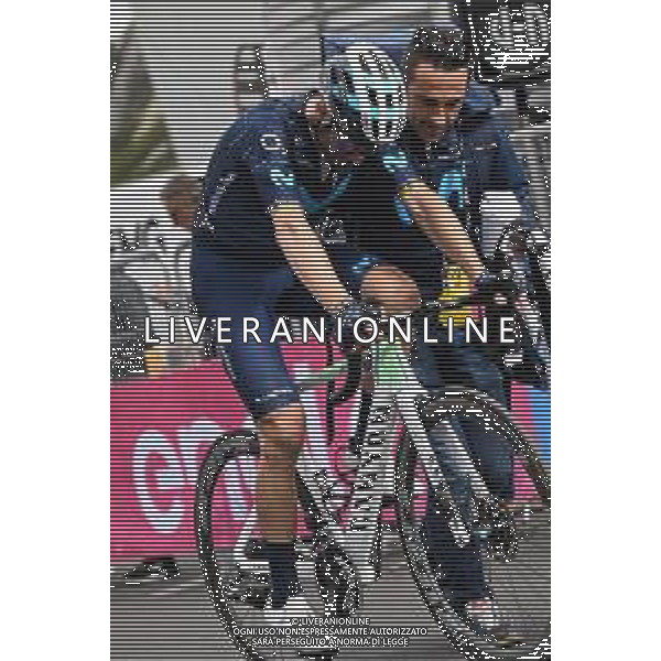 28-05-2022 Giro D\'italia; Tappa 20 Belluno - Passo Fedaia; 2022, Movistar; Valverde, Alejandro; Passo Fedaia; ©SIROTTI/AGENZIA ALDO LIVERANI SAS