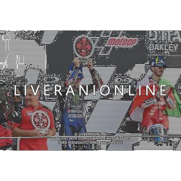 Alessio Marini/LMedia - Gran Premio d\'Italia Oakley Race - MotoGP World Championship<stagioneSportiva> May 29 2022 - Mugello International Circuit Scarperia (FI), Italy Gran Premio d\'Italia Oakley Race Photo showing: Quartararo Fabio Fra Monster Energy Yamaha Motogp Yamaha celebrates second place @Alessio Marini/LiveMedia /AGENZIA ALDO LIVERANI SAS