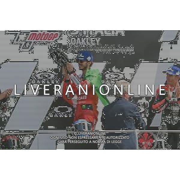 Alessio Marini/LMedia - Gran Premio d\'Italia Oakley Race - MotoGP World Championship<stagioneSportiva> May 29 2022 - Mugello International Circuit Scarperia (FI), Italy Gran Premio d\'Italia Oakley Race Photo showing: Bagnaia Francesco Ita Ducati Lenovo Team Ducati celebrates first place @Alessio Marini/LiveMedia /AGENZIA ALDO LIVERANI SAS