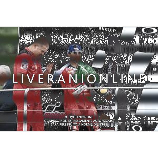 Alessio Marini/LMedia - Gran Premio d\'Italia Oakley Race - MotoGP World Championship<stagioneSportiva> May 29 2022 - Mugello International Circuit Scarperia (FI), Italy Gran Premio d\'Italia Oakley Race Photo showing: Mir Joan Spa Team Suzuki Ecstar Suzuki celebrates the victory @Alessio Marini/LiveMedia /AGENZIA ALDO LIVERANI SAS