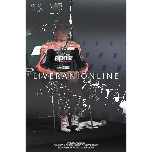 Alessio Marini/LMedia - Gran Premio d\'Italia Oakley Race - MotoGP World Championship<stagioneSportiva> May 29 2022 - Mugello International Circuit Scarperia (FI), Italy Gran Premio d\'Italia Oakley Race Photo showing: Espargaro Aleix Spa Aprilia Racing Aprilia in the press conference post race @Alessio Marini/LiveMedia /AGENZIA ALDO LIVERANI SAS