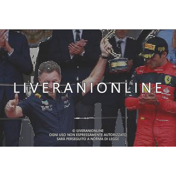 Christian Horner (GBR) Red Bull Racing Team Principal celebrates on the podium. 29.05.2022. Formula 1 World Championship, Rd 7, Monaco Grand Prix, Monte Carlo, Monaco, Race Day. - www.xpbimages.com, EMail: requests@xpbimages.com © Copyright: Batchelor / XPB Images/AGENZIA ALDO LIVERANI SAS - ITALY ONLY EDITORIAL USE ONLY