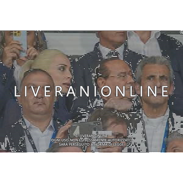 Pisa - Monza Play Off serie B Finale di Ritorno 29.05.2022 nella foto silvio berlusconi con marta fascina in tribuna ©Fagiolini/AGENZIA ALDO LIVERANI SAS