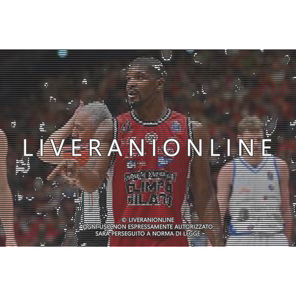 ¬© TVRG Kyle Hines (Olimpia Milano) Assago (MI) 30-05-2022 Mediolanum Forum AX Armani Exchange Milano vs Banco di Sardegna Sassari Campionato Serie A UnipolSai gara 2 semifinale playoff foto Roberto Garavaglia/ag. Aldo Liverani sas/AGENZIA ALDO LIVERANI SAS
