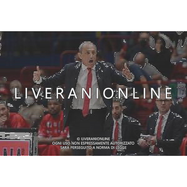 ¬© TVRG Ettore Messina allenatore Olimpia Milano Assago (MI) 30-05-2022 Mediolanum Forum AX Armani Exchange Milano vs Banco di Sardegna Sassari Campionato Serie A UnipolSai gara 2 semifinale playoff foto Roberto Garavaglia/ag. Aldo Liverani sas/AGENZIA ALDO LIVERANI SAS