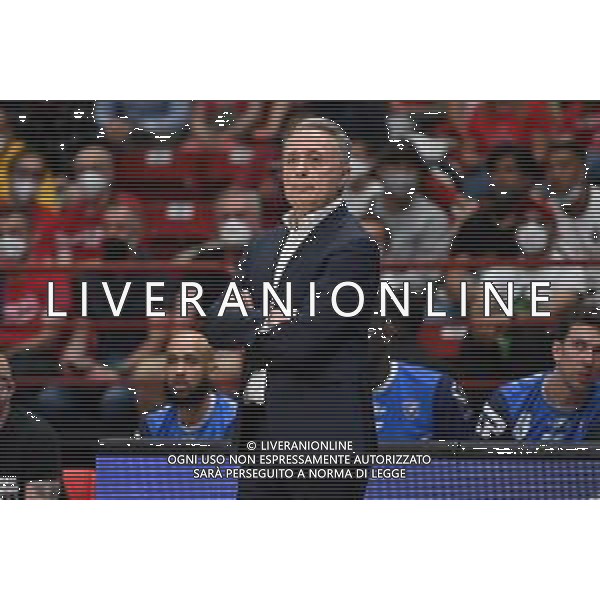¬© TVRG Piero Bucchi allenatore Dinamo Sassari Assago (MI) 30-05-2022 Mediolanum Forum AX Armani Exchange Milano vs Banco di Sardegna Sassari Campionato Serie A UnipolSai gara 2 semifinale playoff foto Roberto Garavaglia/ag. Aldo Liverani sas/AGENZIA ALDO LIVERANI SAS