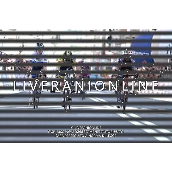 02-06-2022 Giro Dell\' Appennino; 2022, Drone Hopper - Androni; 2022, Intermarche - Wanty Gobert; 2022, Israel - Premier Tech; Tesfatsion, Natael; Zimmermann, Georg; Clarke, Simon; Genova; ©SIROTTI/AGENZIA ALDO LIVERANI SAS