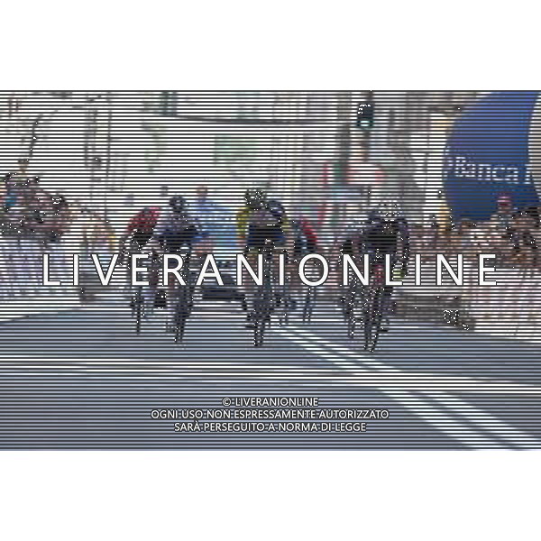 02-06-2022 Giro Dell\' Appennino; 2022, Drone Hopper - Androni; 2022, Intermarche - Wanty Gobert; 2022, Israel - Premier Tech; Tesfatsion, Natael; Zimmermann, Georg; Clarke, Simon; Genova; ©SIROTTI/AGENZIA ALDO LIVERANI SAS
