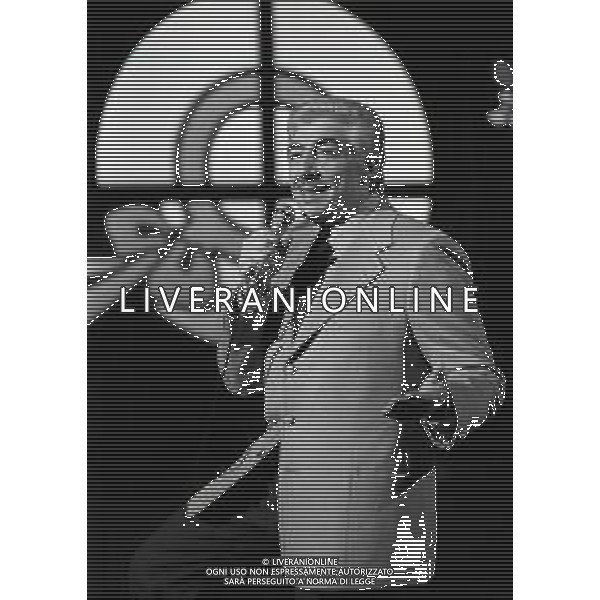RETROSPETTIVA GINO BRAMIERI COMICO-CABARETTISTA-ATTORE-UMORISTA CONDUTTORE TELEVISIVO NELLA FOTO GINO BRAMIERI A MILANO NELL\'ANNO 1978 AG ALDO LIVERANI SAS  