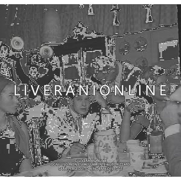 RETROSPETTIVA CARLA GRAVINA ATTRICE NELLA FOTO CARLA GRAVINA CON MARISA DEL FRATE-ILARIA OCCHINI E GIAN MARIA VOLONTE\' A MILANO IL 01-10-1963 AG ALDO LIVERANI SAS