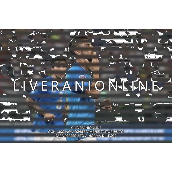 BOLOGNA - UEFA Nations League girone A gruppo 3 - ITALIA vs GERMANIA 04/06/2022 - nella foto: esultanza Lorenzo Pellegrini(Italia) dopo il goal ©Claudio Zamagni/Agenzi Aldo Liverani s.a.s. /AGENZIA ALDO LIVERANI SAS