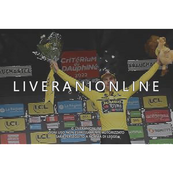 05-06-2022 Criterium Du Dauphine Libere; Tappa 01 La Voulte Sur Rhone - Beauchastel; 2022, Jumbo - Visma; Van Aert, Wout; Beauchastel; ©SIROTTI/AGENZIA ALDO LIVERANI SAS