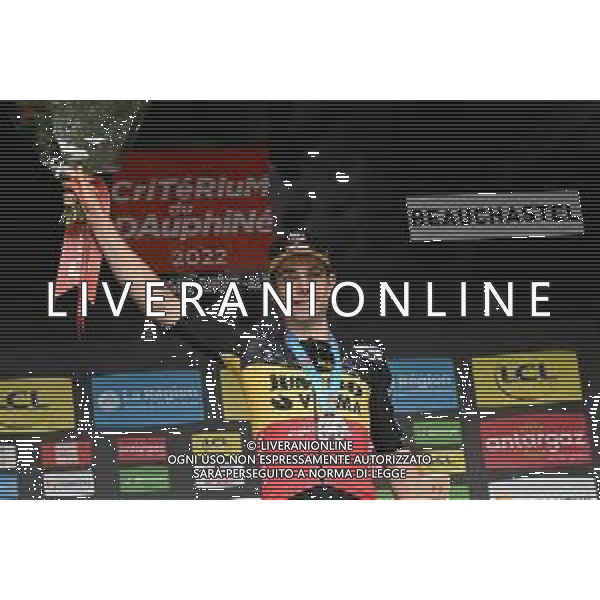 05-06-2022 Criterium Du Dauphine Libere; Tappa 01 La Voulte Sur Rhone - Beauchastel; 2022, Jumbo - Visma; Van Aert, Wout; Beauchastel; ©SIROTTI/AGENZIA ALDO LIVERANI SAS