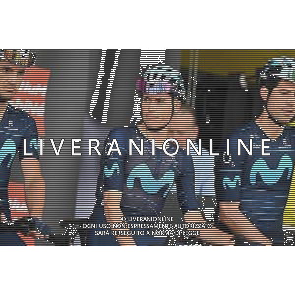 05-06-2022 Criterium Du Dauphine Libere; Tappa 01 La Voulte Sur Rhone - Beauchastel; 2022, Movistar; Mas, Enric; La Voulte Sur Rhone; ©SIROTTI/AGENZIA ALDO LIVERANI SAS