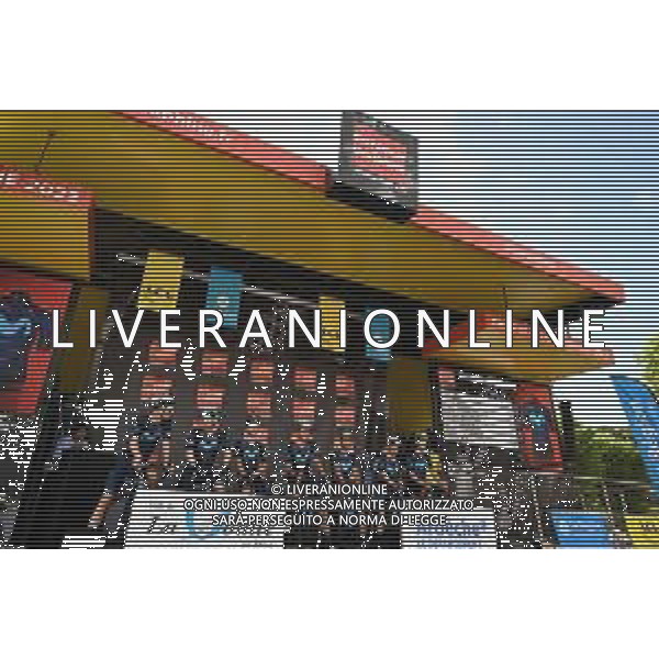 05-06-2022 Criterium Du Dauphine Libere; Tappa 01 La Voulte Sur Rhone - Beauchastel; 2022, Movistar; La Voulte Sur Rhone; ©SIROTTI/AGENZIA ALDO LIVERANI SAS