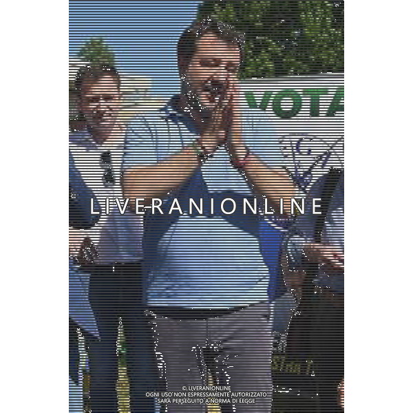 ¬© TVRG Matteo Salvini Magenta nella foto Matteo Salvini Magenta 06-06-2022 Il leader della Lega Nord Matteo Salvini ha partecipato ad un evento organizzato per sostenere il candidato sindaco del centrodestra Luca Del Gobbo alle prossime elezioni amministrative foto Roberto Garavaglia/ag. Aldo Liverani sas/AGENZIA ALDO LIVERANI SAS