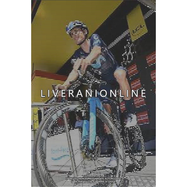 06-06-2022 Criterium Du Dauphine Libere; Tappa 02 Saint Peray - Brives Charensac; 2022, Movistar; Mas, Enric; Saint Peray; ©SIROTTI/AGENZIA ALDO LIVERANI SAS