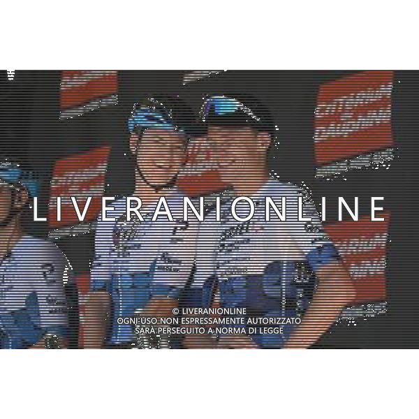 06-06-2022 Criterium Du Dauphine Libere; Tappa 02 Saint Peray - Brives Charensac; 2022, Israel - Premier Tech; Clarke, Simon; Froome, Christopher; Saint Peray; ©SIROTTI/AGENZIA ALDO LIVERANI SAS