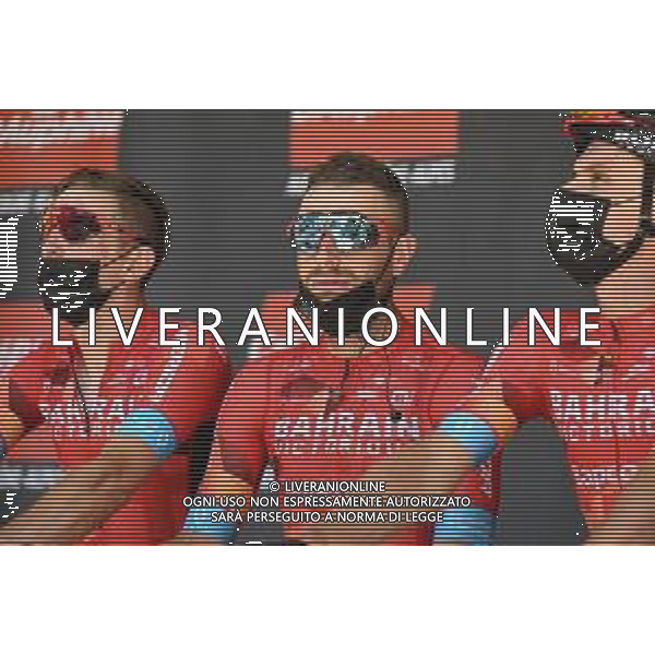 06-06-2022 Criterium Du Dauphine Libere; Tappa 02 Saint Peray - Brives Charensac; 2022, Bahrain - Victorious; Caruso, Damiano; Saint Peray; ©SIROTTI/AGENZIA ALDO LIVERANI SAS