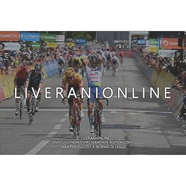 06-06-2022 Criterium Du Dauphine Libere; Tappa 02 Saint Peray - Brives Charensac; 2022, Totalenergie; 2022, Uno - X; Vuillermoz, Alexis; Skaarseth Anders, ; Brives Charensac; ©SIROTTI/AGENZIA ALDO LIVERANI SAS