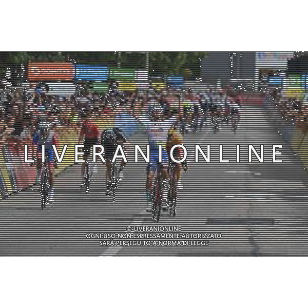 06-06-2022 Criterium Du Dauphine Libere; Tappa 02 Saint Peray - Brives Charensac; 2022, Totalenergie; 2022, Uno - X; 2022, Groupama - Fdj; Vuillermoz, Alexis; Skaarseth Anders, ; Le Gac, Olivier; Brives Charensac; ©SIROTTI/AGENZIA ALDO LIVERANI SAS