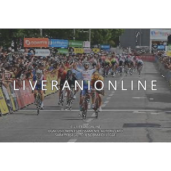 06-06-2022 Criterium Du Dauphine Libere; Tappa 02 Saint Peray - Brives Charensac; 2022, Totalenergie; 2022, Uno - X; 2022, Groupama - Fdj; Vuillermoz, Alexis; Skaarseth Anders, ; Le Gac, Olivier; Brives Charensac; ©SIROTTI/AGENZIA ALDO LIVERANI SAS