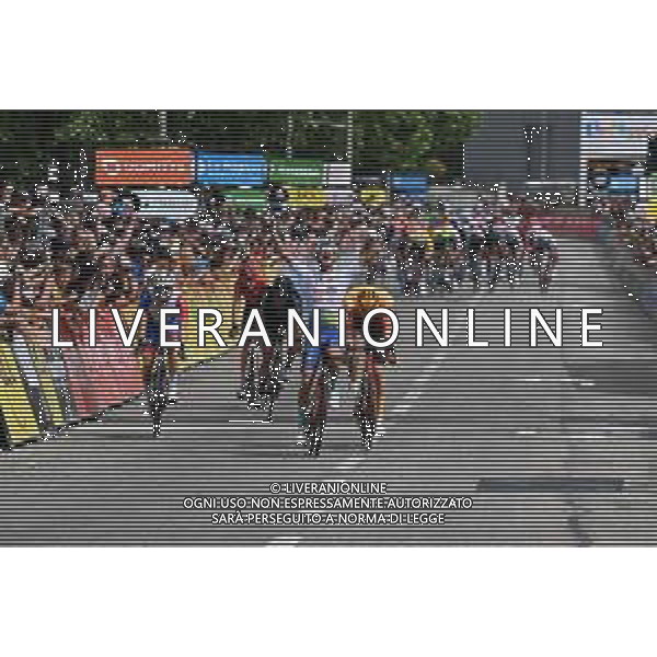 06-06-2022 Criterium Du Dauphine Libere; Tappa 02 Saint Peray - Brives Charensac; 2022, Totalenergie; 2022, Uno - X; 2022, Groupama - Fdj; Vuillermoz, Alexis; Skaarseth Anders, ; Le Gac, Olivier; Brives Charensac; ©SIROTTI/AGENZIA ALDO LIVERANI SAS