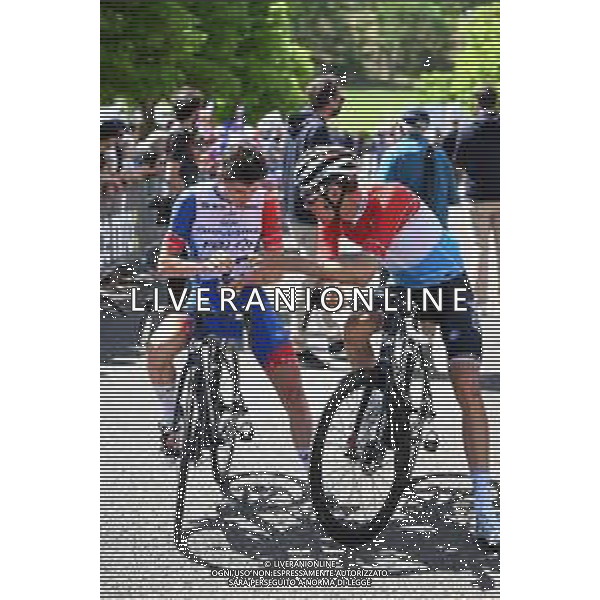 07-06-2022 Criterium Du Dauphine Libere; Tappa 03 Saint Paulien - Chastreix Sancy; 2022, Groupama - Fdj; Gaudu, David; Geniets, Kevin; Saint Paulien; ©SIROTTI/AGENZIA ALDO LIVERANI SAS