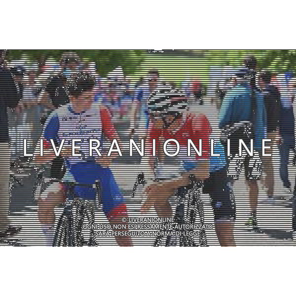 07-06-2022 Criterium Du Dauphine Libere; Tappa 03 Saint Paulien - Chastreix Sancy; 2022, Groupama - Fdj; Gaudu, David; Geniets, Kevin; Saint Paulien; ©SIROTTI/AGENZIA ALDO LIVERANI SAS