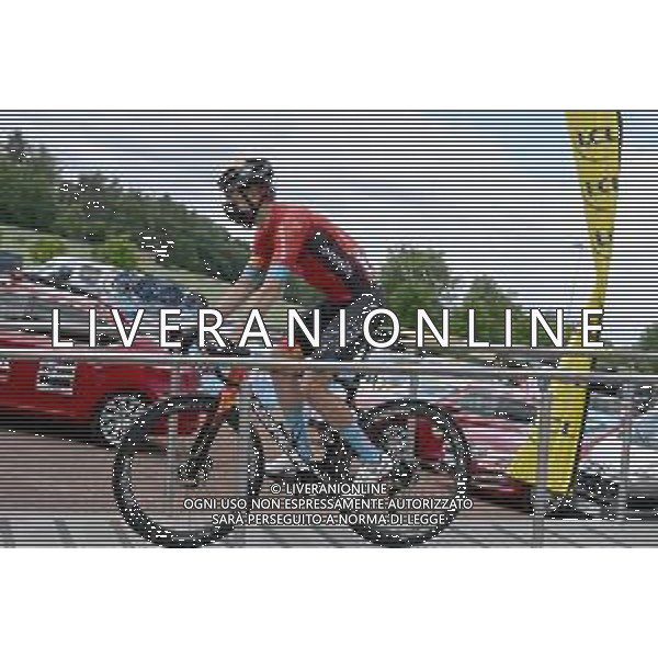 07-06-2022 Criterium Du Dauphine Libere; Tappa 03 Saint Paulien - Chastreix Sancy; 2022, Bahrain - Victorious; Caruso, Damiano; Saint Paulien; ©SIROTTI/AGENZIA ALDO LIVERANI SAS