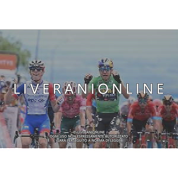 07-06-2022 Criterium Du Dauphine Libere; Tappa 03 Saint Paulien - Chastreix Sancy; 2022, Groupama - Fdj; 2022, Jumbo - Visma; Gaudu, David; Van Aert, Wout; Chastreix Sancy; ©SIROTTI/AGENZIA ALDO LIVERANI SAS