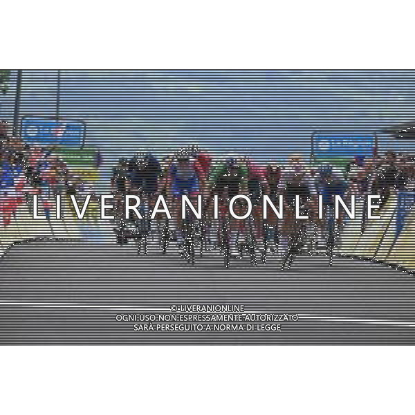 07-06-2022 Criterium Du Dauphine Libere; Tappa 03 Saint Paulien - Chastreix Sancy; 2022, Groupama - Fdj; 2022, Jumbo - Visma; 2022, Cofidis; Gaudu, David; Van Aert, Wout; Lafay, Victor; Chastreix Sancy; ©SIROTTI/AGENZIA ALDO LIVERANI SAS