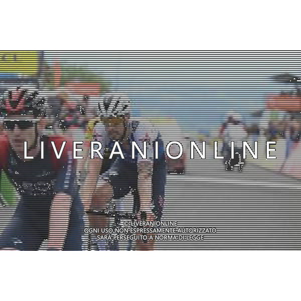 07-06-2022 Criterium Du Dauphine Libere; Tappa 03 Saint Paulien - Chastreix Sancy; 2022, Quick Step - Alpha Vinyl; Cattaneo, Mattia; Chastreix Sancy; ©SIROTTI/AGENZIA ALDO LIVERANI SAS