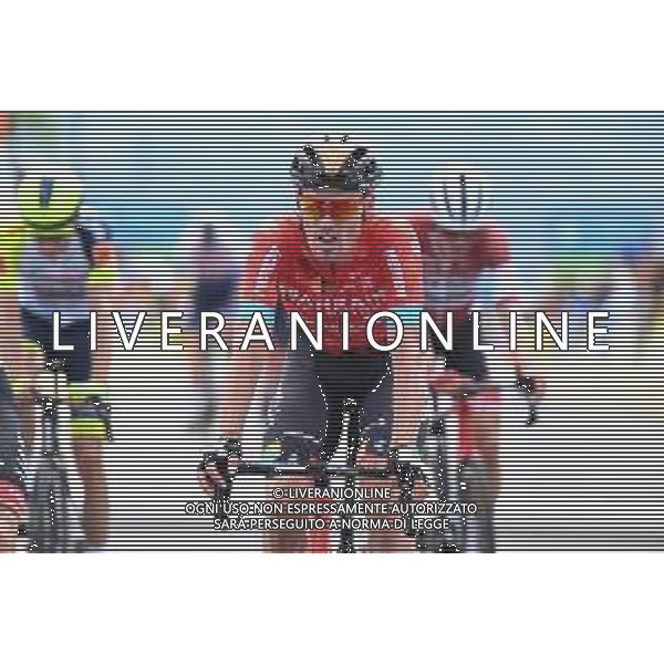 07-06-2022 Criterium Du Dauphine Libere; Tappa 03 Saint Paulien - Chastreix Sancy; 2022, Bahrain - Victorious; Sanchez Leon, Luis Gil; Chastreix Sancy; ©SIROTTI/AGENZIA ALDO LIVERANI SAS
