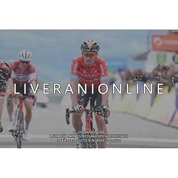 07-06-2022 Criterium Du Dauphine Libere; Tappa 03 Saint Paulien - Chastreix Sancy; 2022, Bahrain - Victorious; Sanchez Leon, Luis Gil; Chastreix Sancy; ©SIROTTI/AGENZIA ALDO LIVERANI SAS