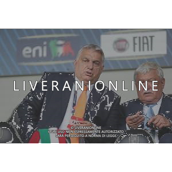 CESENA - UEFA Nations League girone A gruppo 3 - ITALIA vs UNGHERIA 07/06/2022 - nella foto: Viktor Mihaly Orban Primo Ministro dell\'Ungheria in tribuna ©Claudio Zamagni/Agenzi Aldo Liverani s.a.s. /AGENZIA ALDO LIVERANI SAS