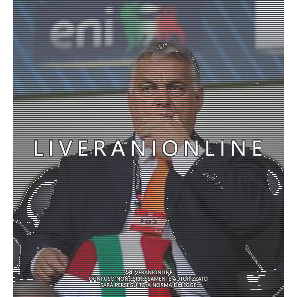 CESENA - UEFA Nations League girone A gruppo 3 - ITALIA vs UNGHERIA 07/06/2022 - nella foto: Viktor Mihaly Orban Primo Ministro dell\'Ungheria in tribuna ©Claudio Zamagni/Agenzi Aldo Liverani s.a.s. /AGENZIA ALDO LIVERANI SAS