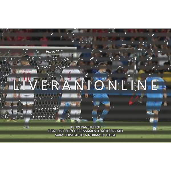 CESENA - UEFA Nations League girone A gruppo 3 - ITALIA vs UNGHERIA 07/06/2022 - nella foto: esultanza Barella Nicolo\'(Italia)dopo il goal ©Claudio Zamagni/Agenzi Aldo Liverani s.a.s. /AGENZIA ALDO LIVERANI SAS