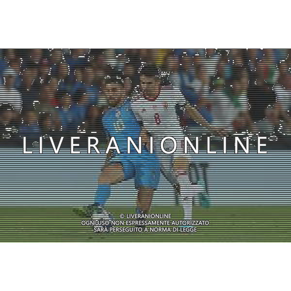 CESENA - UEFA Nations League girone A gruppo 3 - ITALIA vs UNGHERIA 07/06/2022 - nella foto:Lorenzo Pellegrini(Italia)Adam Nagy(Ungheria) ©Claudio Zamagni/Agenzi Aldo Liverani s.a.s. /AGENZIA ALDO LIVERANI SAS