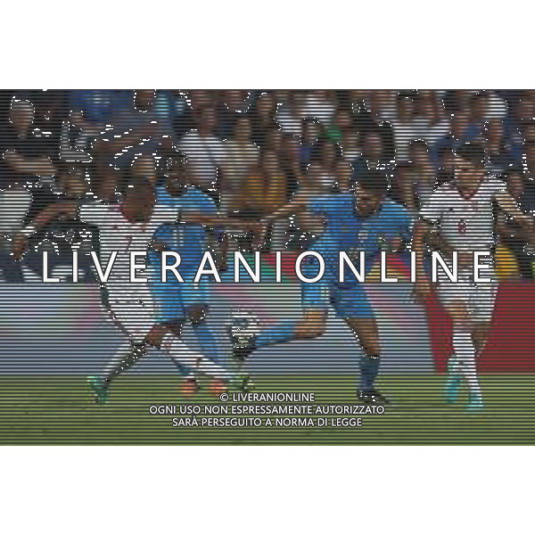 CESENA - UEFA Nations League girone A gruppo 3 - ITALIA vs UNGHERIA 07/06/2022 - nella foto: Lorenzo Pellegrini(Italia) Loic Nego(Ungheria) Adam Nagy(Ungheria) ©Claudio Zamagni/Agenzi Aldo Liverani s.a.s. /AGENZIA ALDO LIVERANI SAS