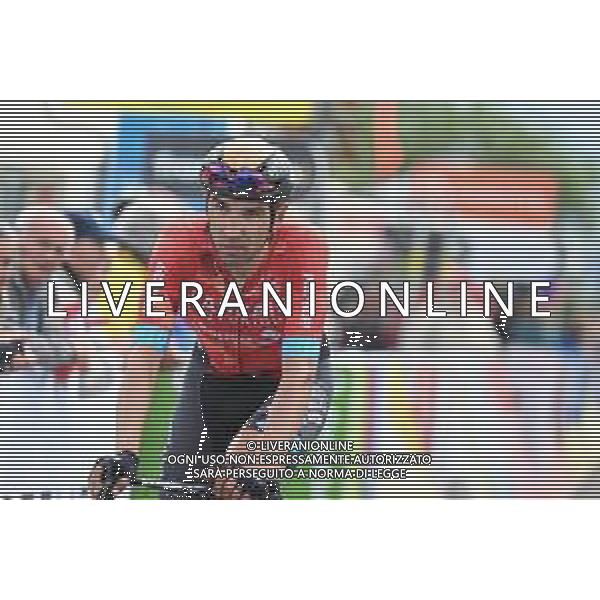 07-06-2022 Criterium Du Dauphine Libere; Tappa 03 Saint Paulien - Chastreix Sancy; 2022, Bahrain - Victorious; Gradek, Kamil; Chastreix Sancy; ©SIROTTI/AGENZIA ALDO LIVERANI SAS