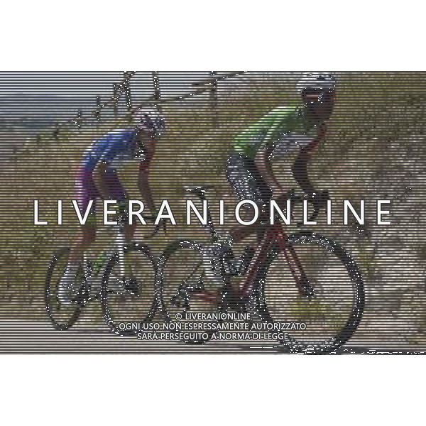 07-06-2022 Adriatica - Ionica Race; Tappa 04 Fano - Riviera Del Conero; 2022, Drone Hopper - Androni; 2022, Bardiani - Csf Faizane; Tesfatsion, Natael; Zana, Filippo; Salita Del Poggio; ©SIROTTI/AGENZIA ALDO LIVERANI SAS
