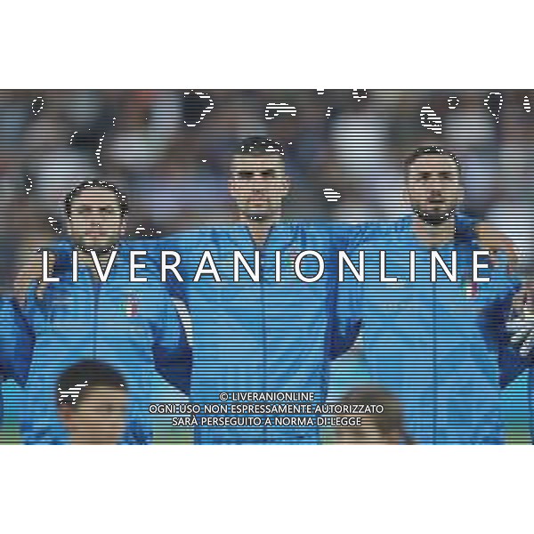 CESENA - UEFA Nations League girone A gruppo 3 - ITALIA vs UNGHERIA 07/06/2022 - nella foto: Davide CalabriaGianluca Mancini(Italia)Cristante Brian(Italia) ©Claudio Zamagni/Agenzi Aldo Liverani s.a.s.