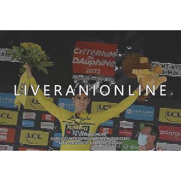 08-06-2022 Criterium Du Dauphine Libere; Tappa 04 Montbrison - La Batie D\'urfe; 2022, Jumbo - Visma; Van Aert, Wout; La Batie D\'urfe; ©SIROTTI/AGENZIA ALDO LIVERANI SAS
